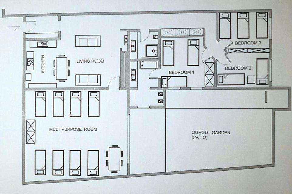 Apartment With Garden In City Center Krakkó Kültér fotó